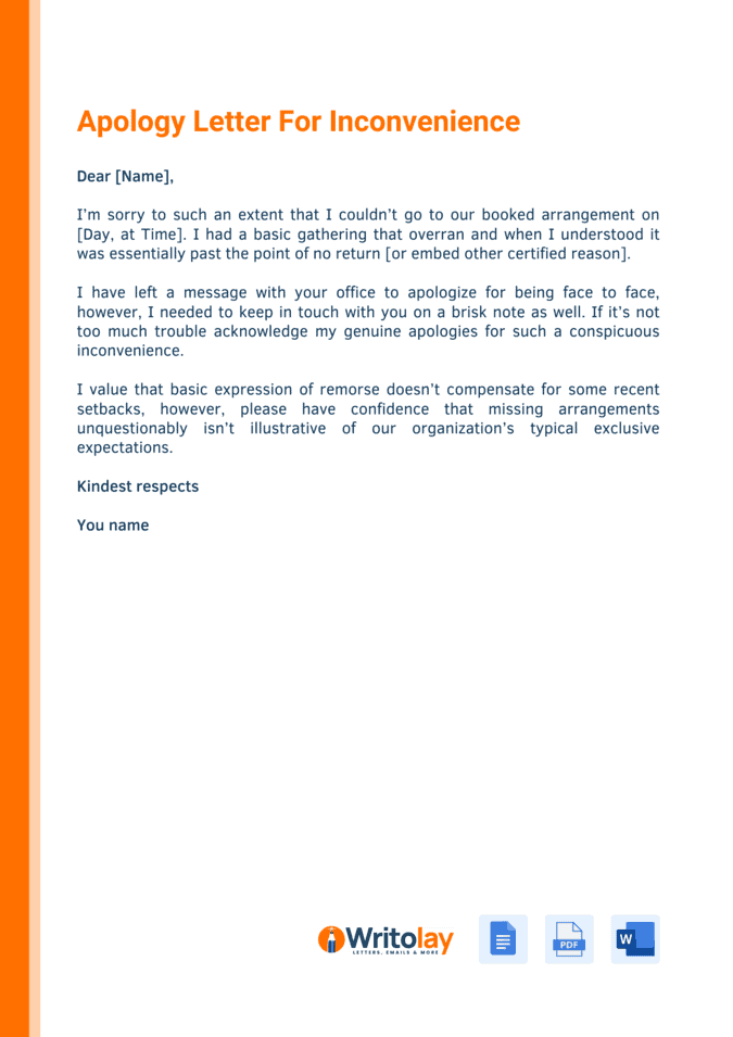 i apologize for any inconvenience caused在正式信函中的應用解析