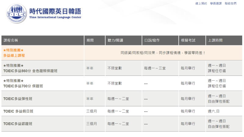 臺北市多益TOEIC補習班CP值推薦,哪家最划算